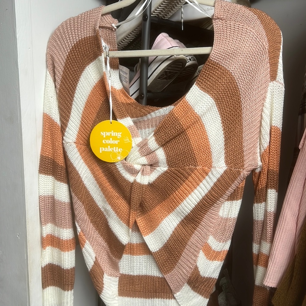 Love tree knitted sweater